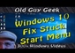Fix Stuck Windows 10 Start Menu