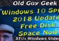 Windows 10 Spring 2018 Update - Freeing Up Storage A-Z