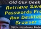 Recover Web Site Passwords Direct From Your Browser