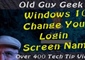 Change Your Real Name on the Windows Login Screen. No Hacks Required.