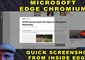 Quick Screenshot Any Web Page with Microsoft Edge Chromium