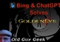 Bing & ChatGPT Game Solve - James Bond Golden Eye