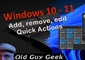 Windows 10 - Windows 11 Quick Actions - Part 1 - Configuration and...