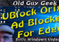 Window 10 Microsoft Edge Ad Blocker - UBlock Origin